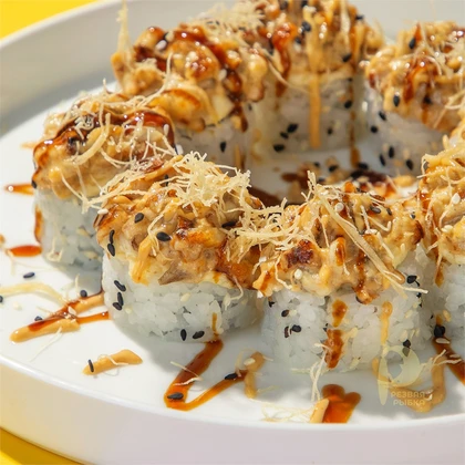 Запеченный ролл с курицей 01487